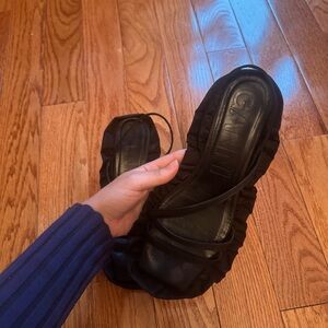 Ganni Black Women's Sandal